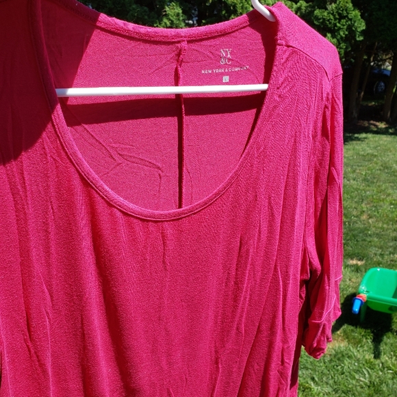 New York & Company Tops - Pink tunic/tee